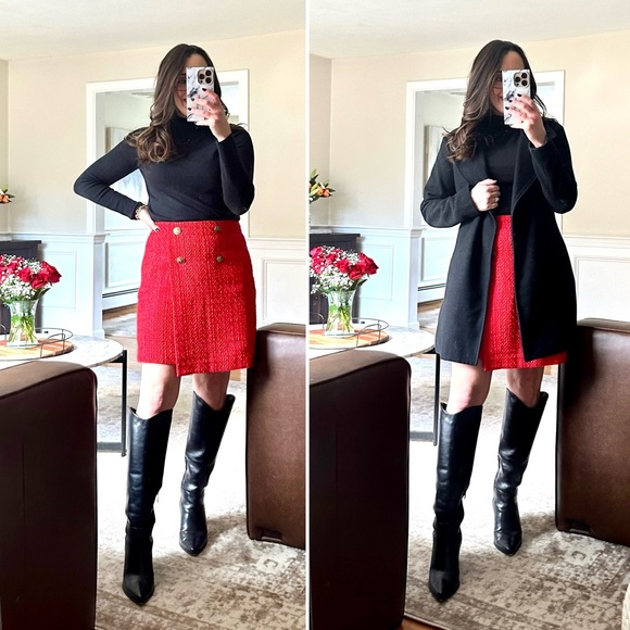 Black western style knee high boot - Picture 5 of 6